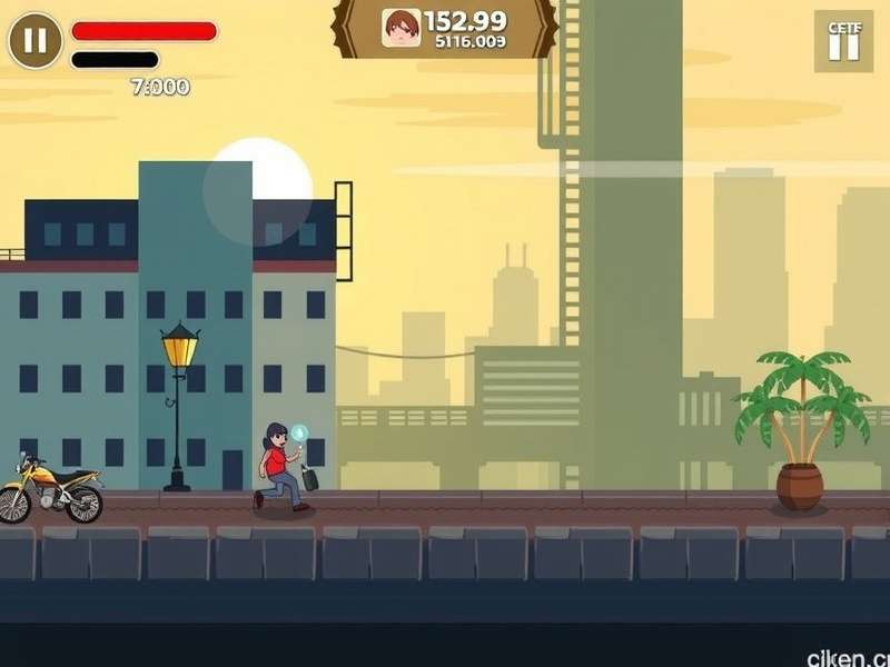 Mumbai Pixel Runner Gameplay Screenshot